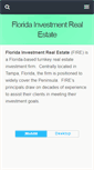 Mobile Screenshot of florida-investment-real-estate.com